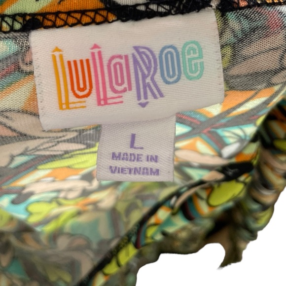 Lularoe Disney Goofy Kidcore Vacation Retro Geometric Novelty Stretch Tunic Top - Picture 6 of 7